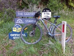 The start of the 7Peaks ride