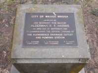 Plaque on Wirradjuri Trail, Wagga Wagga