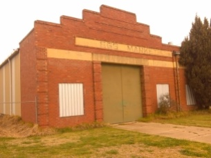 Old building, Junee. The writing says "egg marketting"
