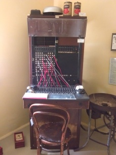 Old Stockinbingal telephone exchange at Cootamundra museum.