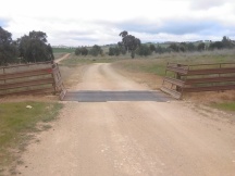 Cattle grid near Muttama - I saw lots of these on the bike ride on the last day of my September cycling adventure.